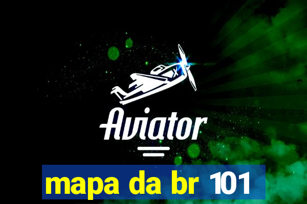 mapa da br 101